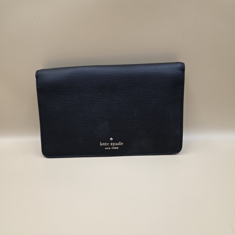 EUC Kate Spade Midnight Black Clutch